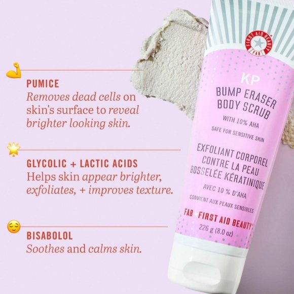 F.A.B. KP BUMP ERASER BODY SCRUB 10% AHA $35 - Picture 3 of 9